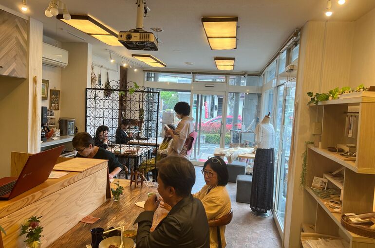 まぁさん一日店長。