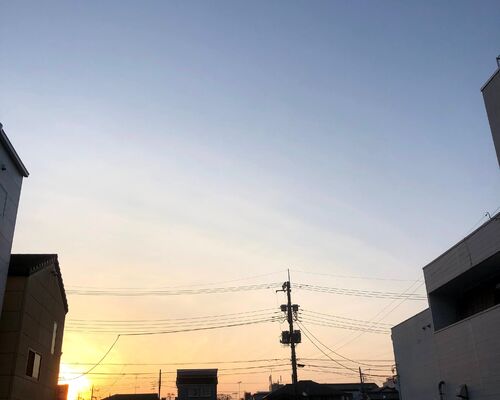 夕方